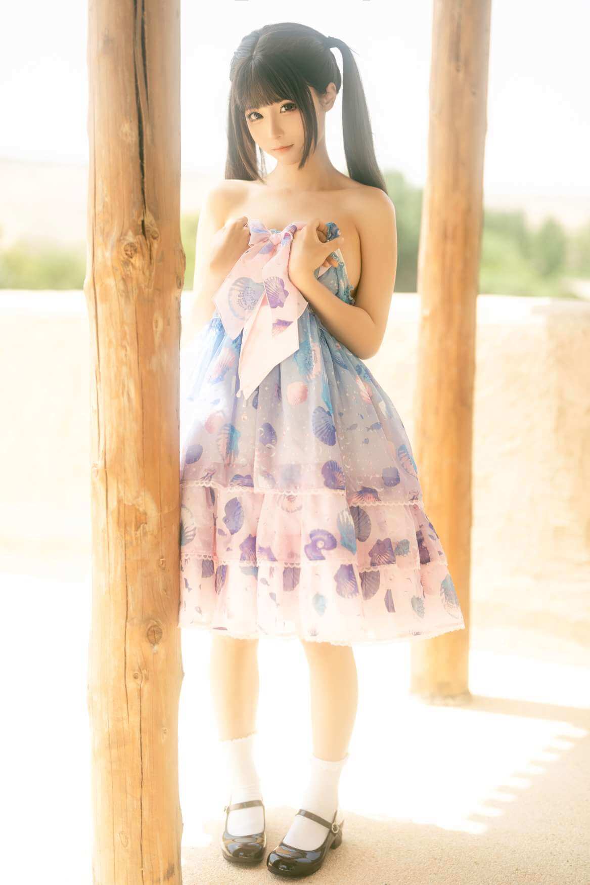 蠢沫沫 NO.254 可爱粉裙-虎绰