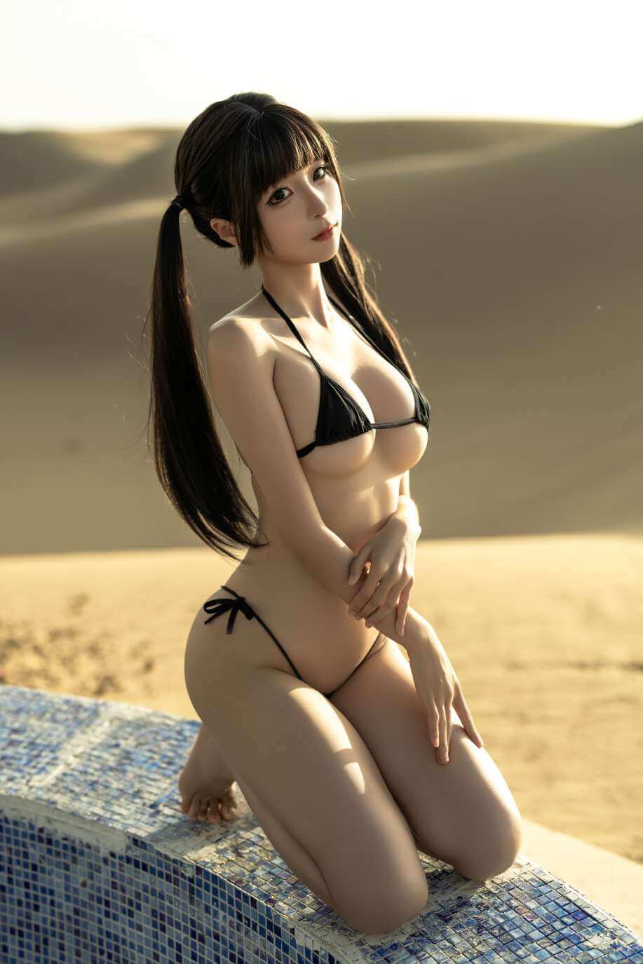 蠢沫沫 NO.257 沙漠比基尼-虎绰