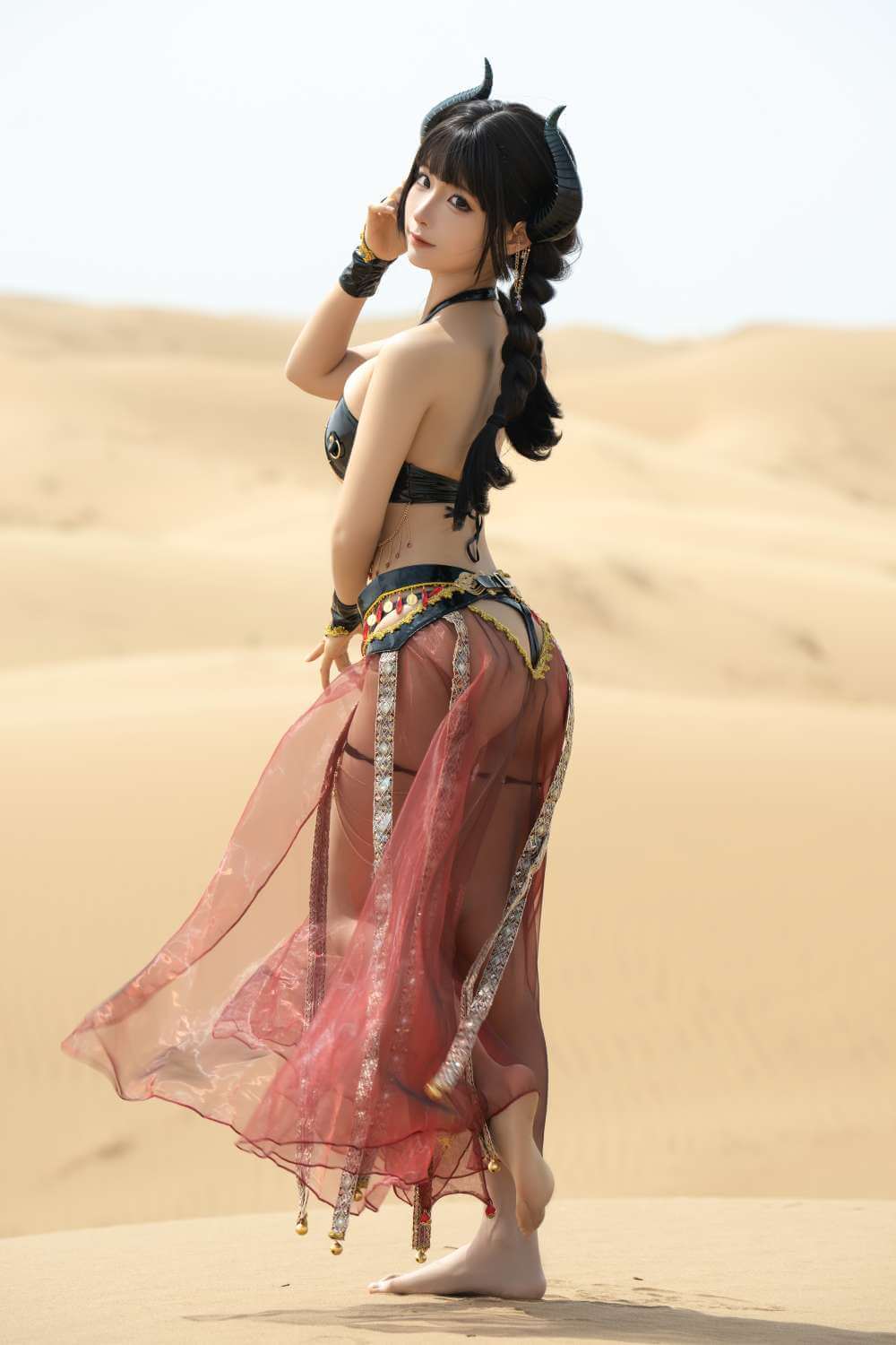 图片[3]-蠢沫沫 NO.259 沙漠魅魔-虎绰