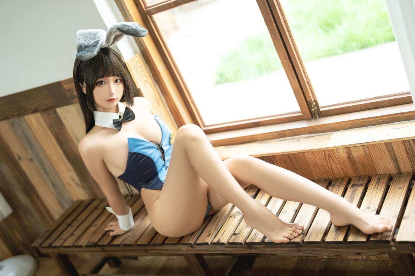 图片[2]-蠢沫沫 NO.263 兔女郎-虎绰