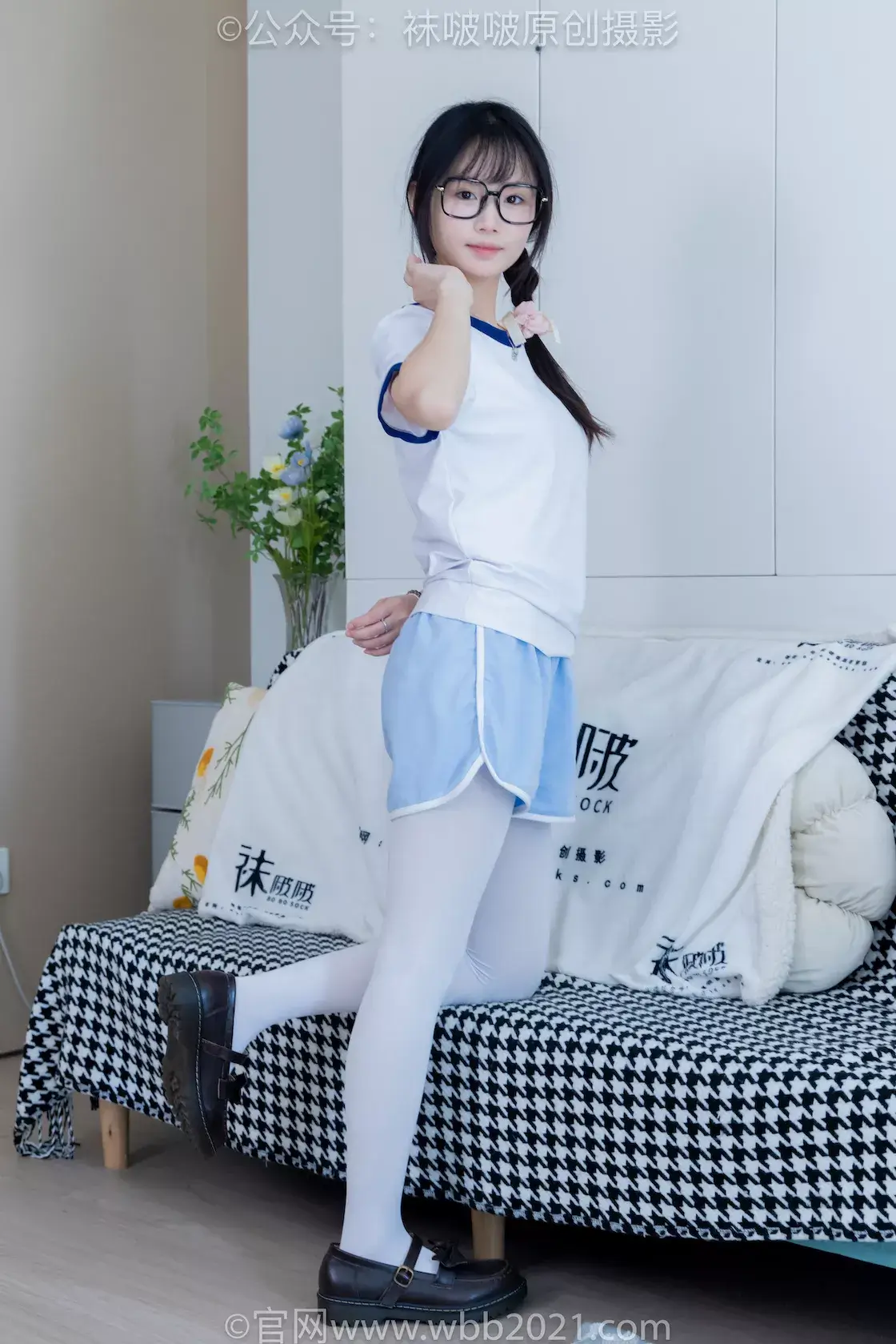 图片[3]-袜啵啵325期：甜甜圈-皮鞋、厚白丝-虎绰