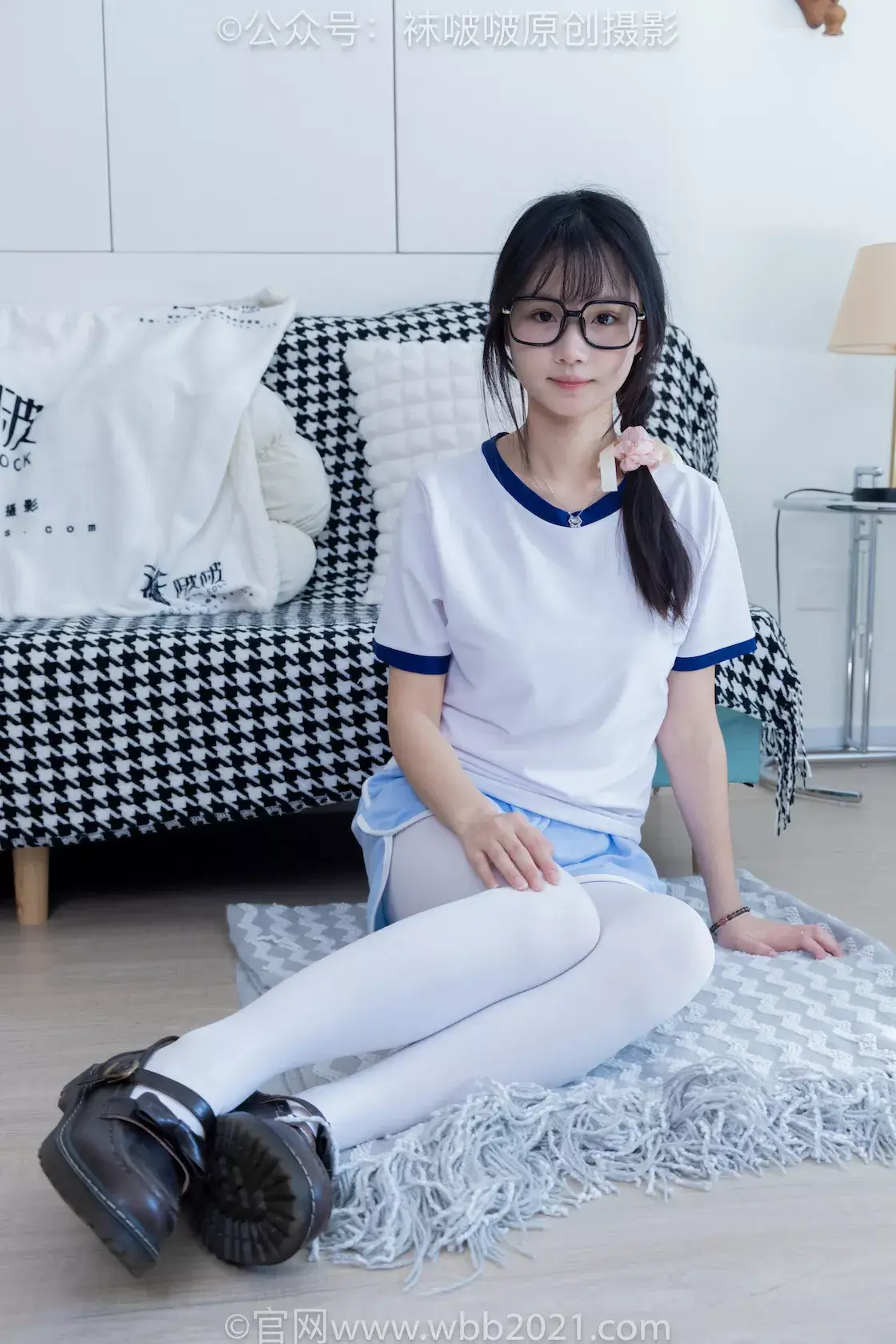 图片[5]-袜啵啵325期：甜甜圈-皮鞋、厚白丝-虎绰