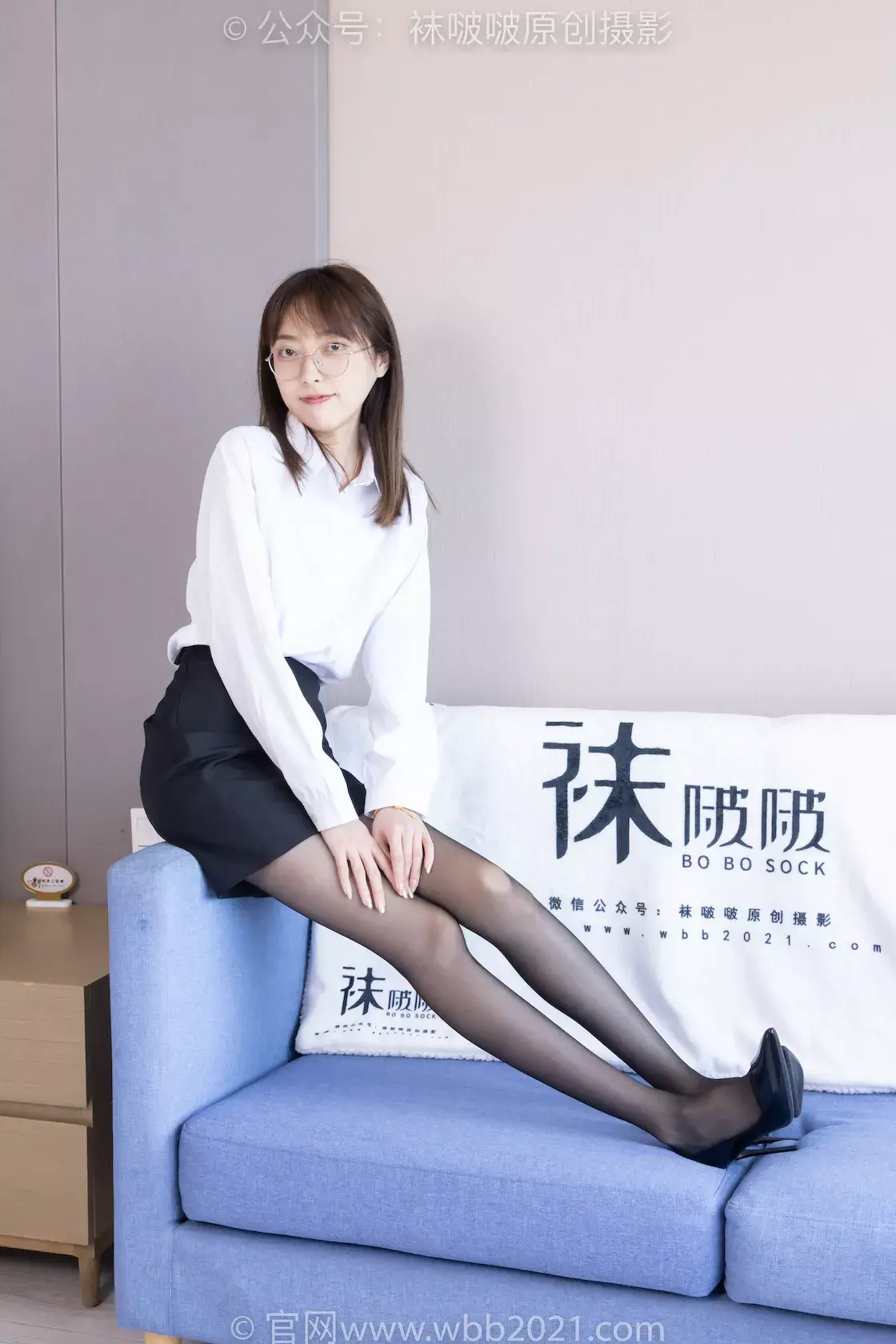 图片[2]-袜啵啵419期：稚予-高跟鞋、黑丝（脚尖加固款）、短肉丝（脚尖加固款）、ol风-虎绰