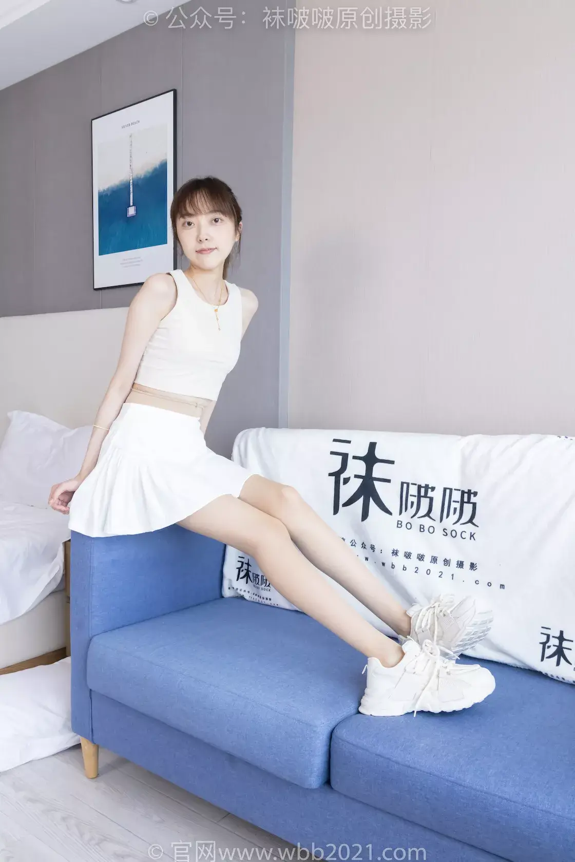 图片[3]-袜啵啵424期：稚予-运动鞋、白棉袜、肉丝（脚尖微加固款）、腰丝-虎绰