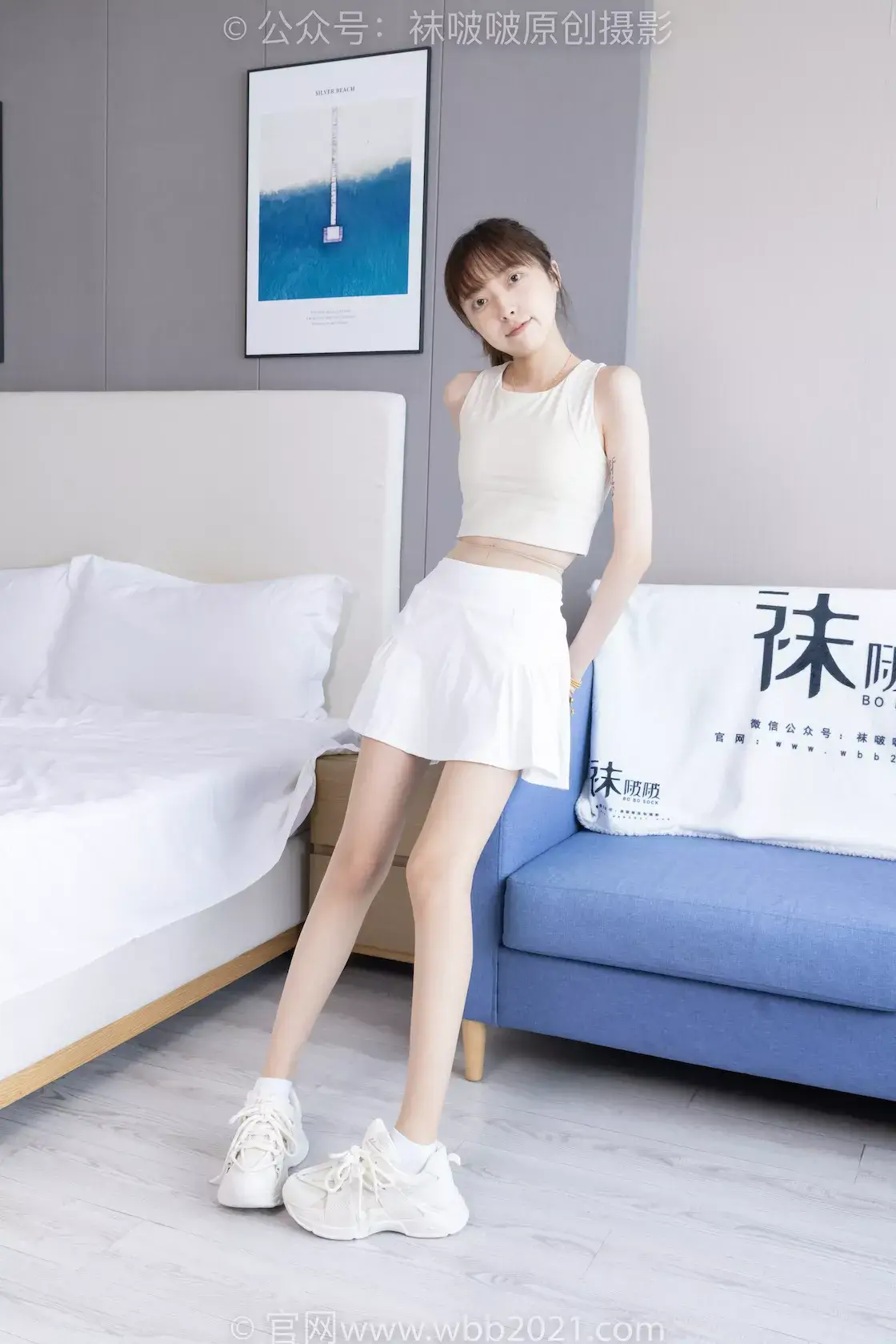 图片[4]-袜啵啵424期：稚予-运动鞋、白棉袜、肉丝（脚尖微加固款）、腰丝-虎绰