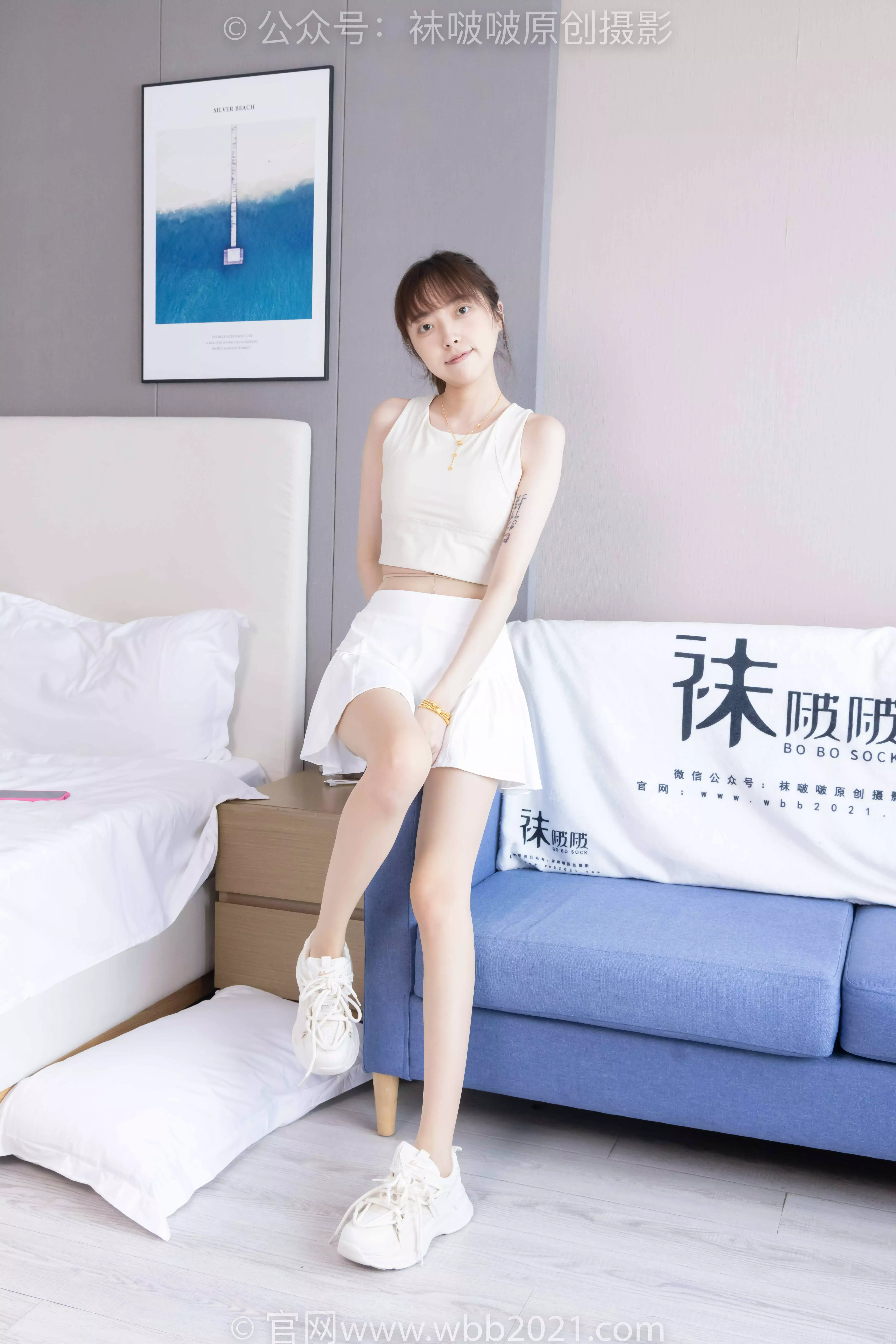 图片[5]-袜啵啵424期：稚予-运动鞋、白棉袜、肉丝（脚尖微加固款）、腰丝-虎绰