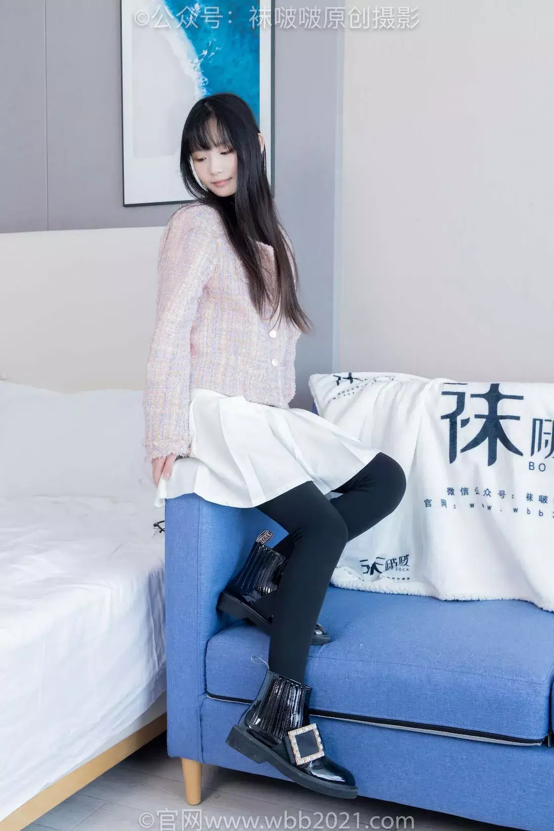 图片[2]-袜啵啵438期：甜甜圈-皮鞋、板鞋、白棉袜、黑色踩脚袜、肉色踩脚袜-虎绰