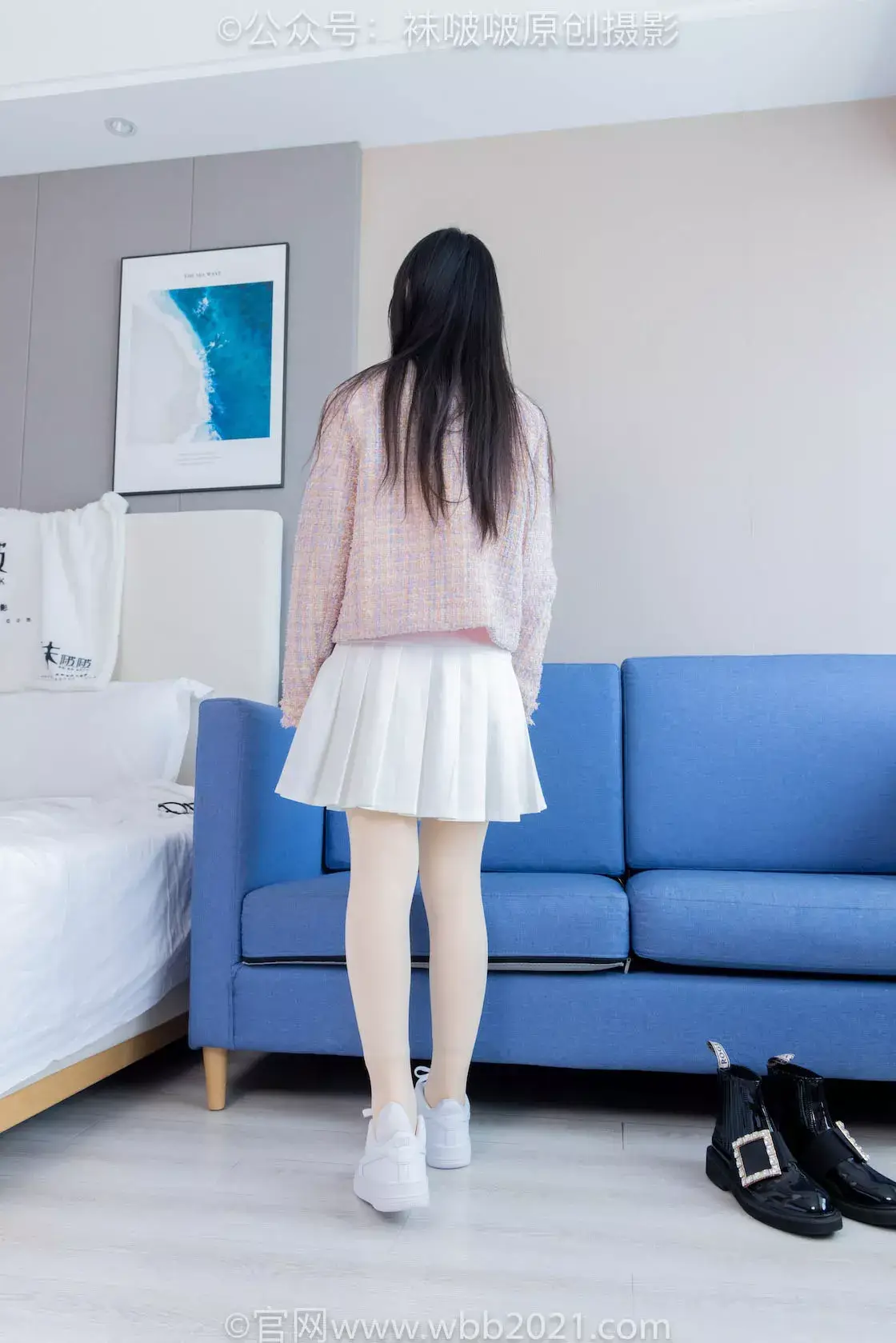 图片[3]-袜啵啵438期：甜甜圈-皮鞋、板鞋、白棉袜、黑色踩脚袜、肉色踩脚袜-虎绰