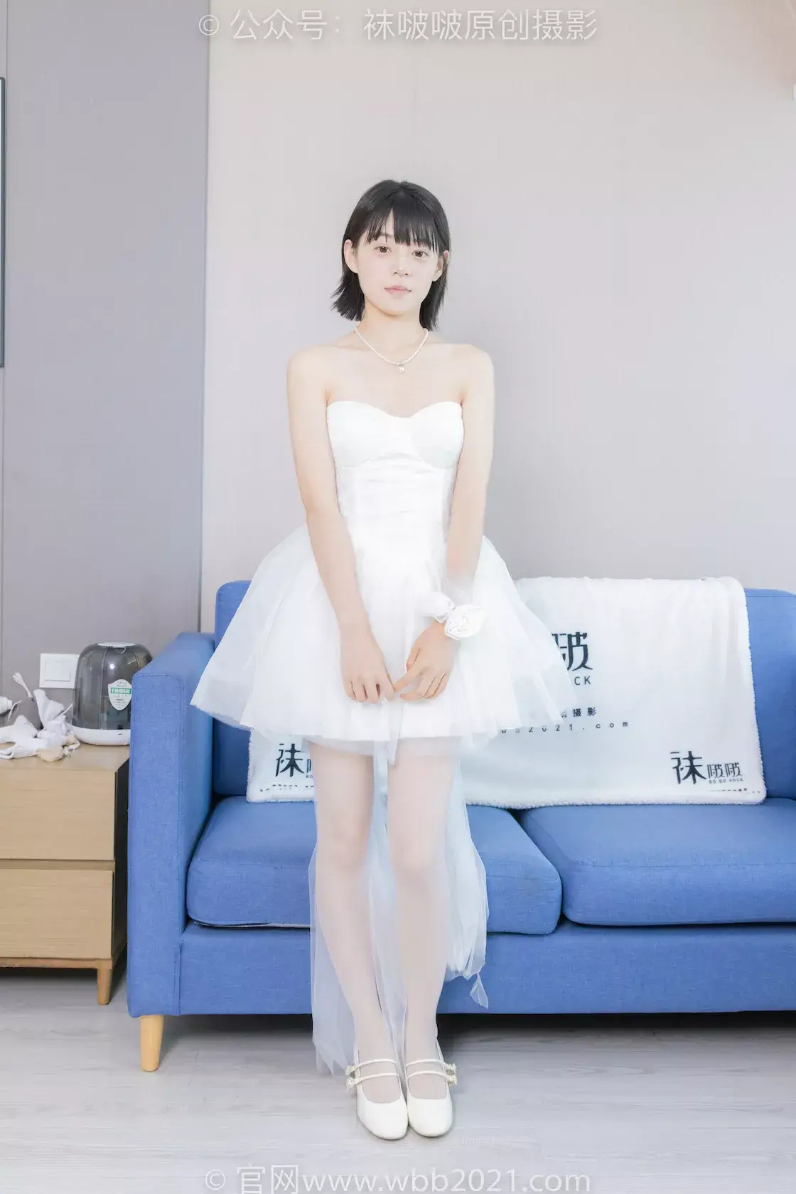 图片[5]-袜啵啵443期：糯米-高跟鞋、白丝（脚尖加固款）、裸足-虎绰