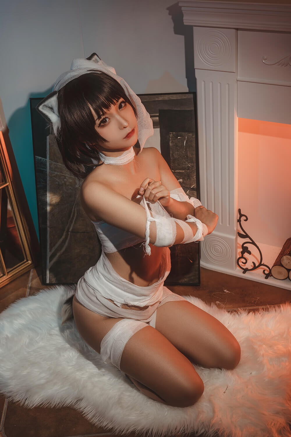 蠢沫沫  NO.056 绷带猫-虎绰