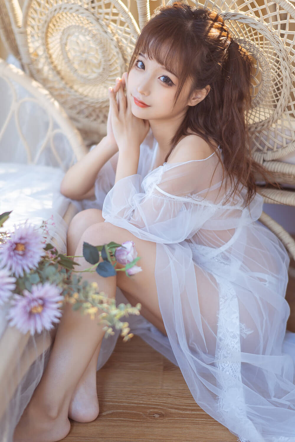 蠢沫沫 NO.114 轻纱-虎绰