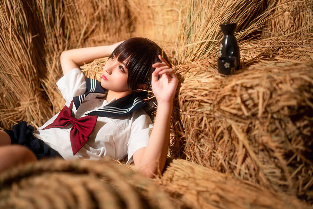 蠢沫沫 稻草 [50P-606MB]